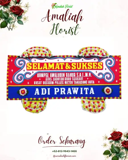 Papan Bunga Ucapan Selamat Sirombu