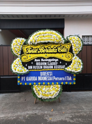 Papan Bunga Duka di Sirombu